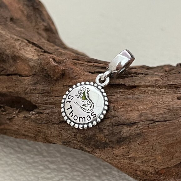 Pandora St. Thomas S925 Silver Dangle Charm - Picture 1 of 4